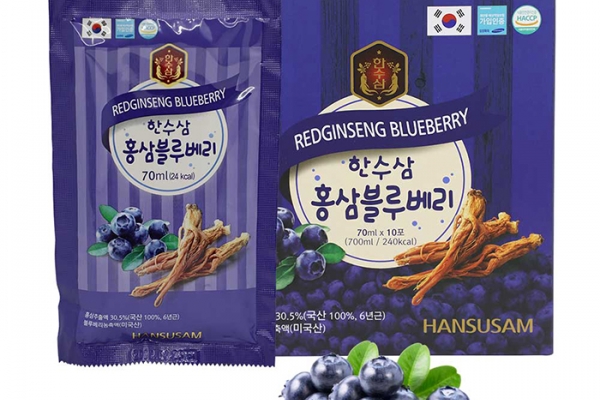 Nước Hồng Sâm Việt Quất Nonghyup 70ml x 20 gói