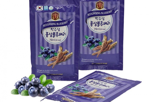 Nước Hồng Sâm Việt Quất Nonghyup 70ml x 20 gói