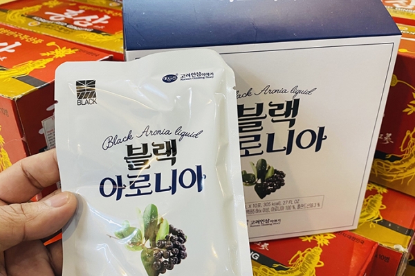 Nước Ép Aronia Và Hắc Sâm KGS 80ml x 30 Gói