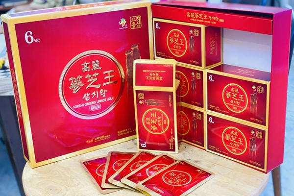 Nước Hồng Sâm Linh Chi KGS Cao Cấp 50ml x 30 Gói
