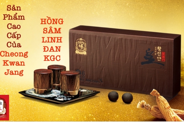 Hồng Sâm Linh Đan Cao Cấp KGC Cheong Kwan Jang Hwangjindan 3 Viên