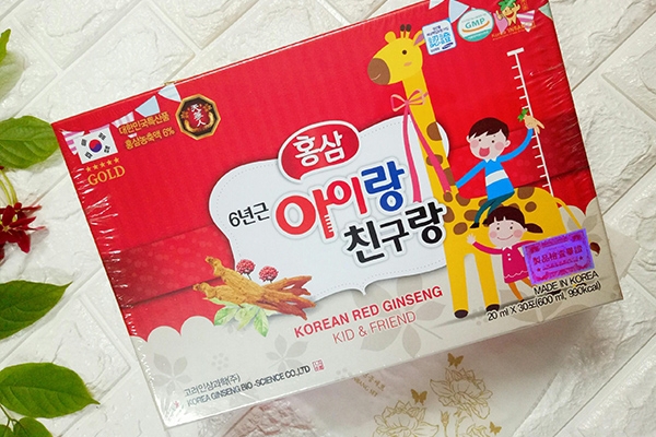 Nước Hồng Sâm Hươu Cao Cổ Cho Bé Bio Hàn Quốc