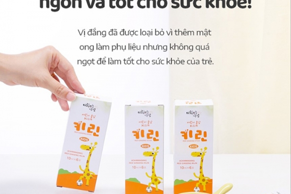Nước Hồng Sâm Trẻ Em 10ml x 30 Gói Achimmadang Hàn Quốc