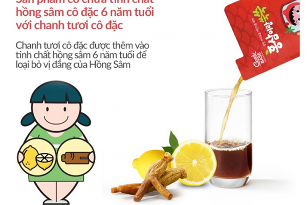  Nước Hồng Sâm Baby Hàn Quốc KGC 30ml x 28 Gói Hong Sam For Kids