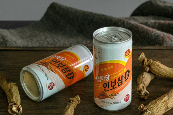 Nước Hồng Sâm 180ml x 6 Lon Inbosam D Achimmadang Hàn Quốc