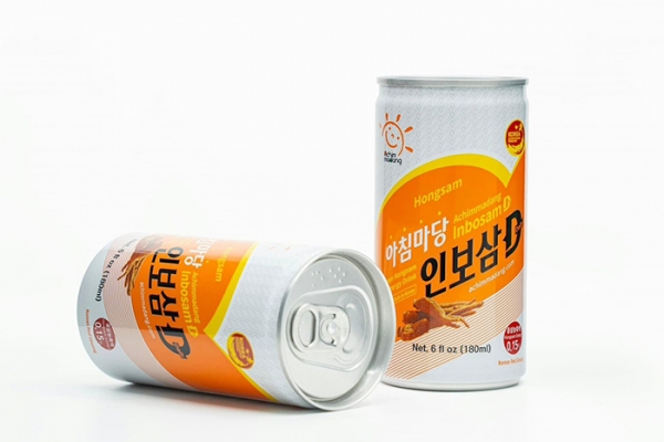  Nước Hồng Sâm 180ml x 10 Lon Inbosam D Achimmadang Hàn Quốc