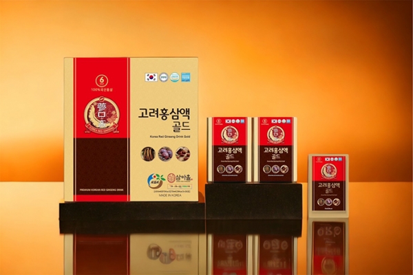 Nước Hồng Sâm Linh Chi Táo Đỏ Gold KGA 70ml x 30 Gói