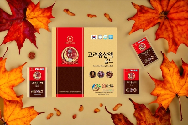 Nước Hồng Sâm Linh Chi Táo Đỏ Gold KGA 70ml x 30 Gói