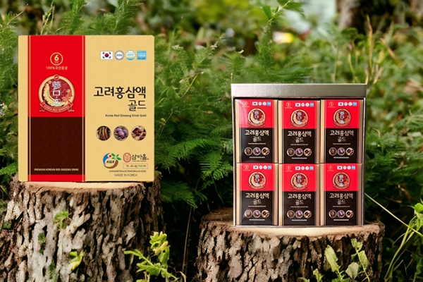 Nước Hồng Sâm Linh Chi Táo Đỏ Gold KGA 70ml x 30 Gói