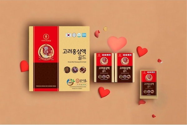 Nước Hồng Sâm Linh Chi Táo Đỏ Gold KGA 70ml x 30 Gói