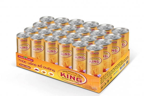 (Thùng 24 lon) WATER CODYCEPS SAFON HONEY 