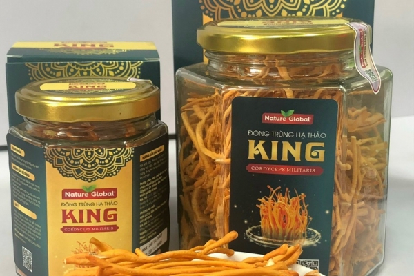 ĐÔNG TRÙNG HẠ THẢO KING SẤY THĂNG HOA ( Hộp 5 Gram)