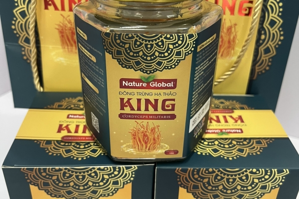 ĐÔNG TRÙNG HẠ THẢO KING SẤY THĂNG HOA ( Hộp 5 Gram)
