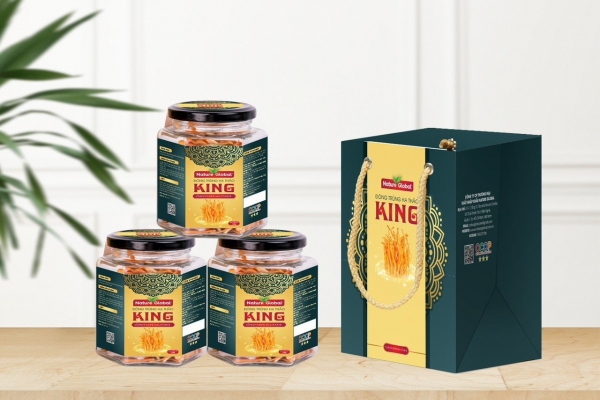 Đông trùng hạ thảo KING sấy thăng hoa ( Hộp 15g )