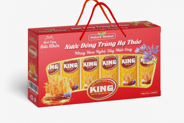 Lốc 6 lon ĐÔNG TRÙNG HẠ THẢO NHỤY HOA NGHỆ TÂY MẬT ONG 